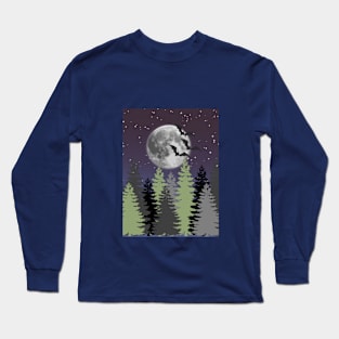 night sky Long Sleeve T-Shirt